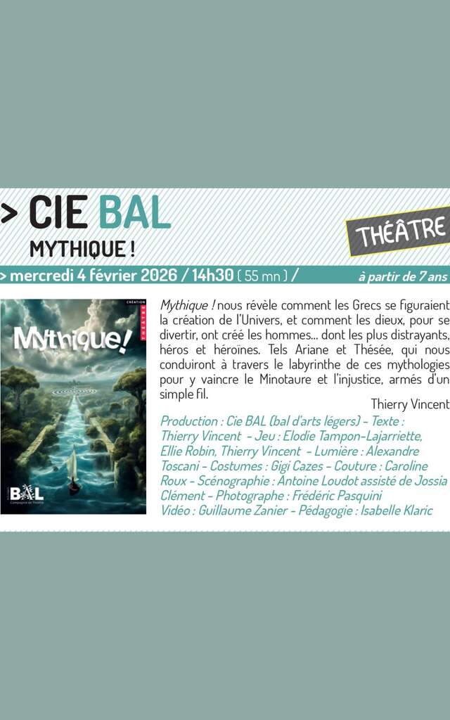 CIE BAL Mythique - Jeune Public