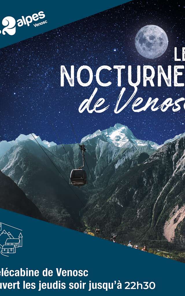 Ouverture nocturne de la télécabine de Venosc