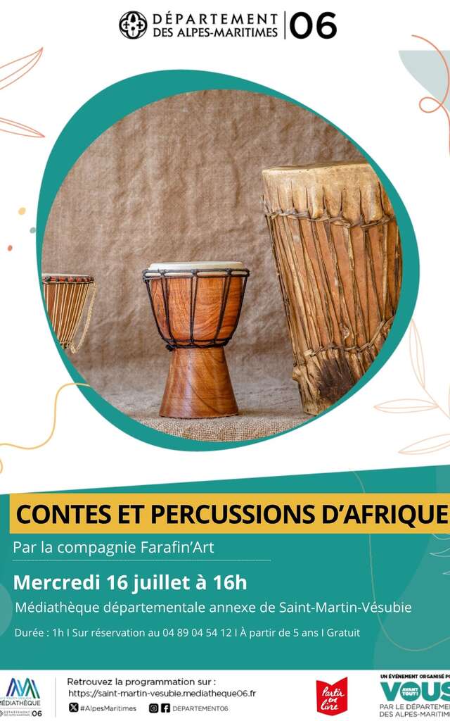 Spectacle - "Contes et percussions d'Afrique"
