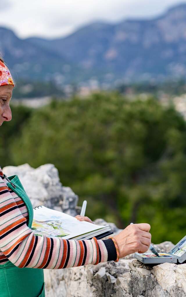 Balade "Saint-Paul de Vence" dessinée