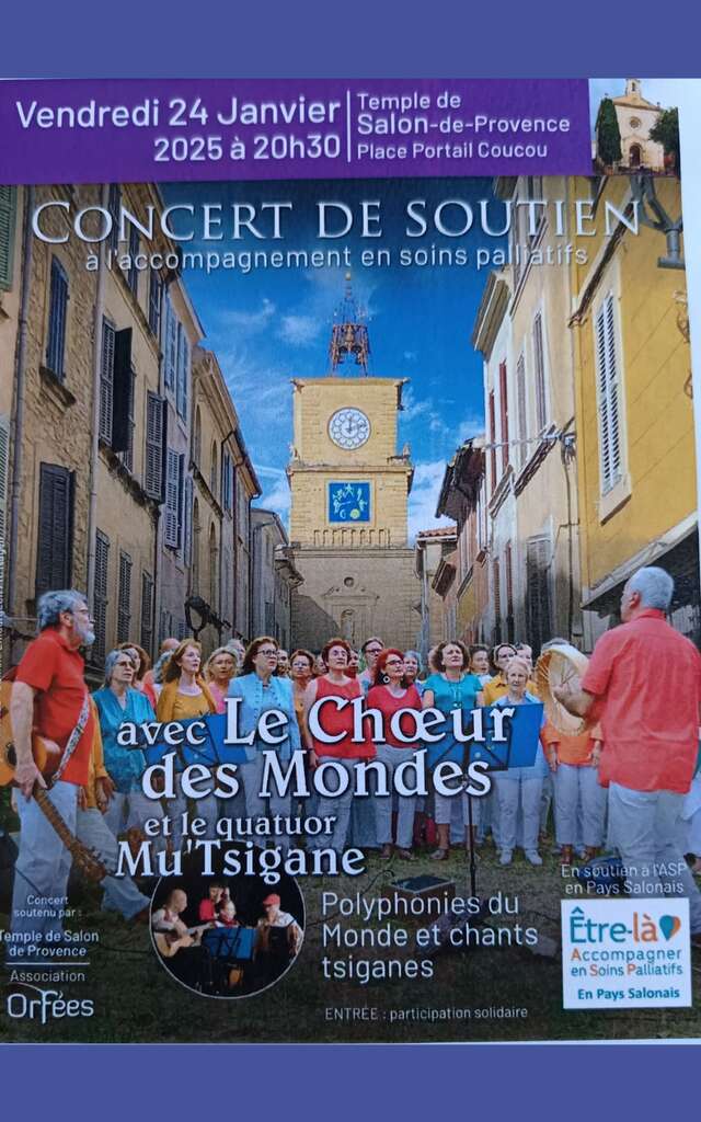 Concert : Le Chœur des Mondes + quatuor Mu’tsigane