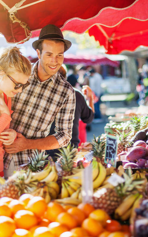 Marché à Saint-Auban