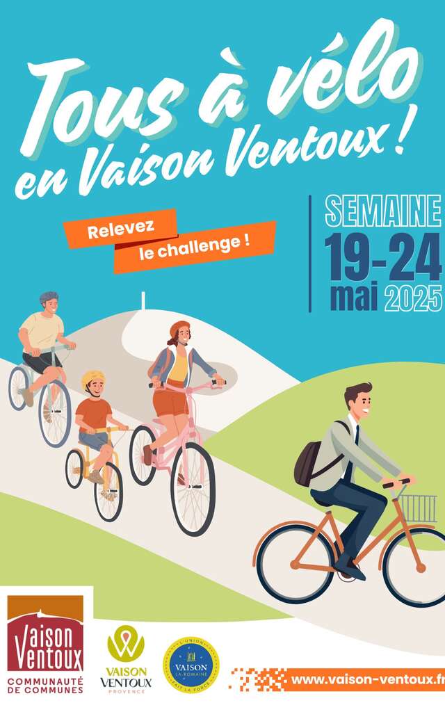 Sortie vélo électrique à la journée - 'Tous à vélo en Vaison Ventoux'