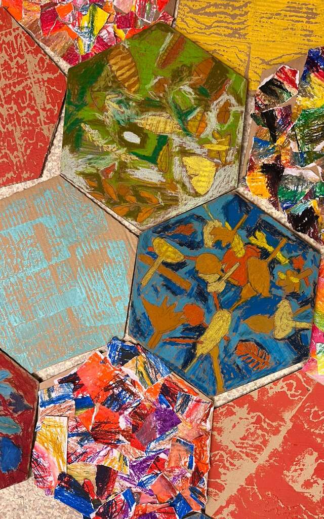 Atelier créatif "Peinture éclaboussée & couleurs d’automne" à La fabrique po.éthique avec Zoé Gruhn