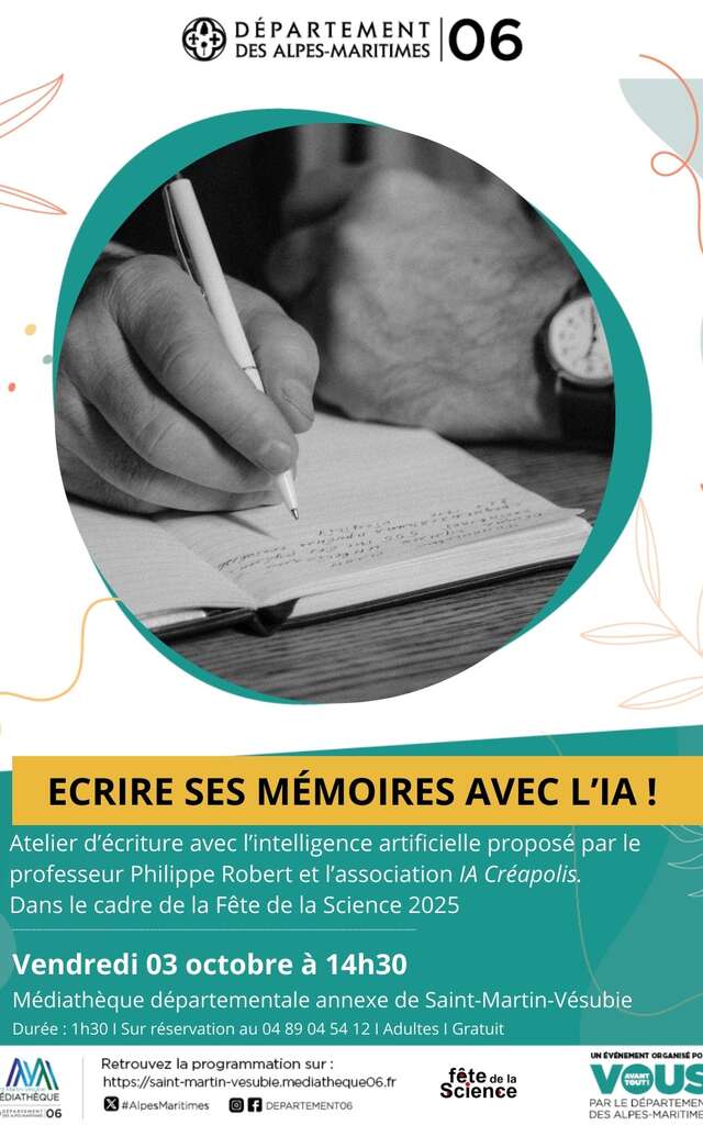 Ecrire ses mémoires avec l'IA !
