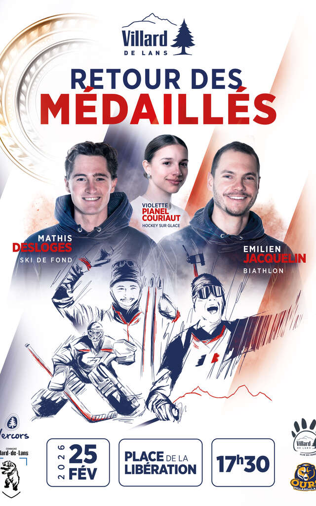 Retour des médaillés JO 2026