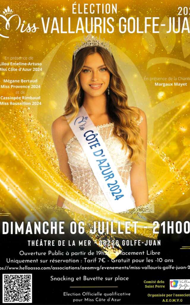 Élection Miss Vallauris Golfe-Juan