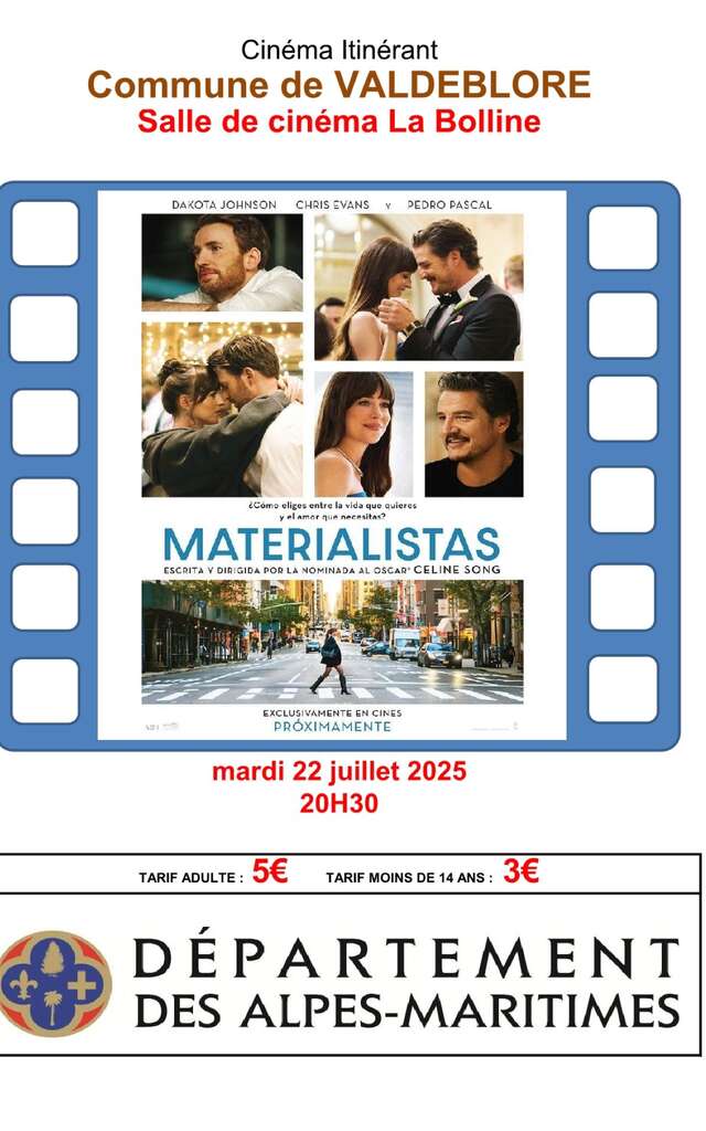 Cinéma à Valdeblore "Materialists"