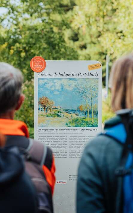 Visite du chemin des Impressionnistes à Port-Marly