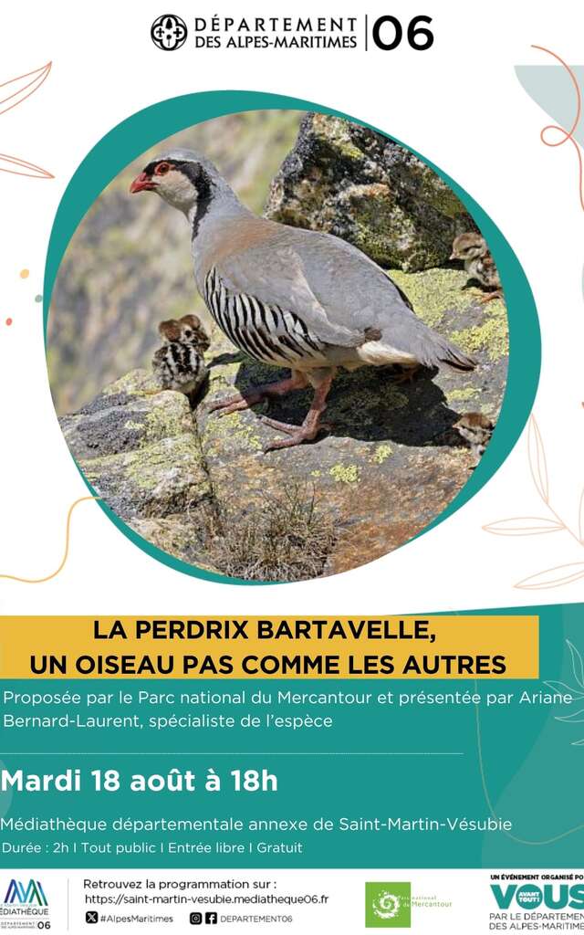 Conference - "The Bartavelle partridge, a bird like no other".