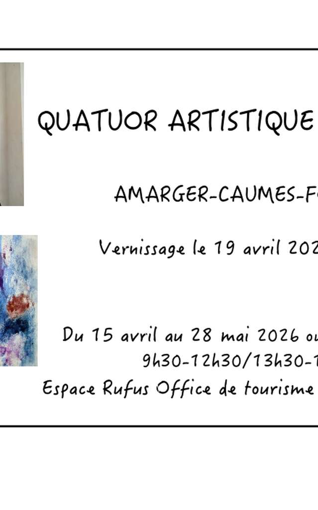 Vernissage du quatuor artistique