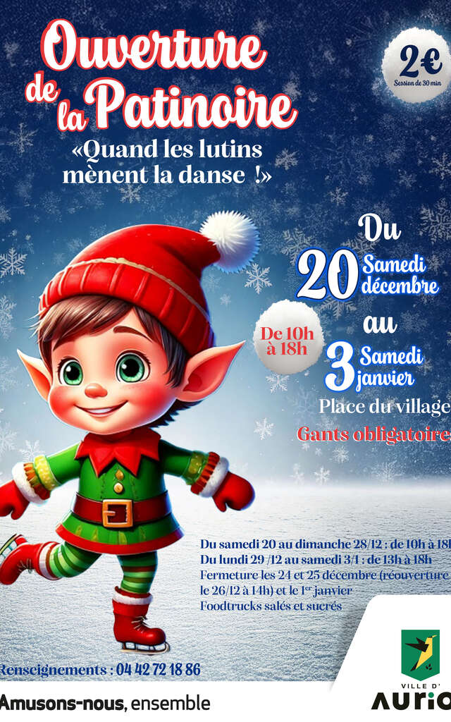 Patinoire de Noël à Auriol