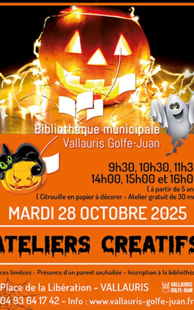 Ateliers créatifs - Halloween