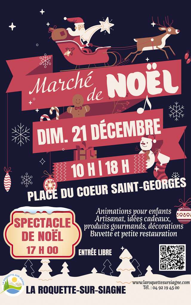 Marché de Noël - La Roquette-sur-Siagne