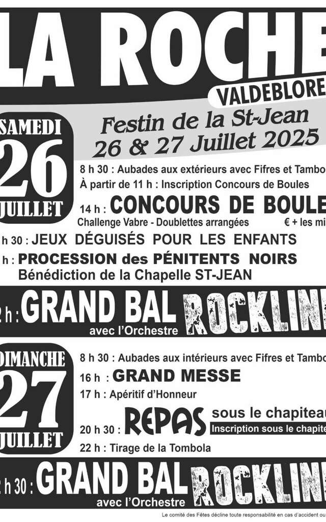 Fête patronale de La St Jean à La Roche Valdeblore