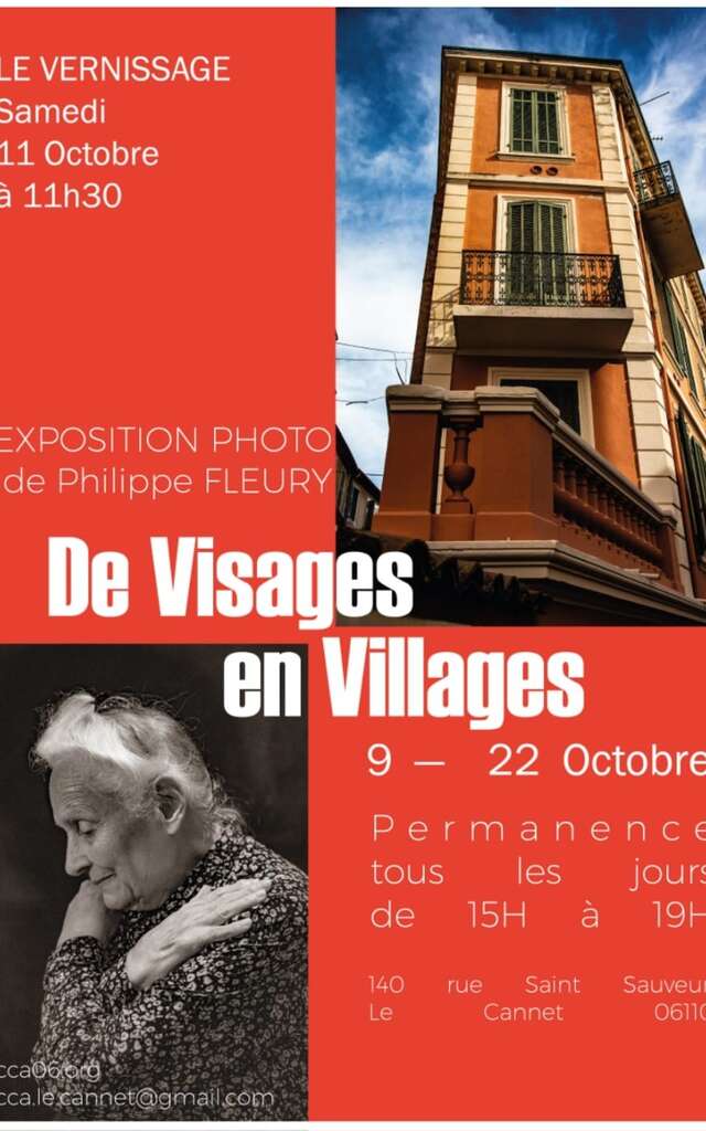 De visages en villages - Exposition de Philippe Fleury