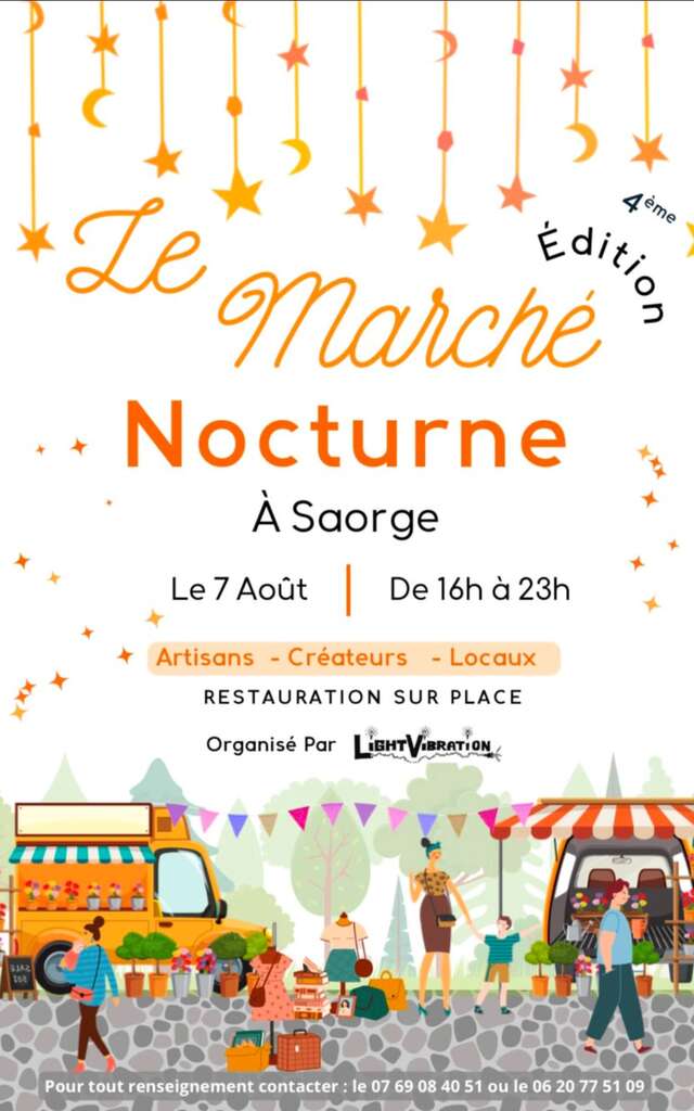 Marché nocturne à Saorge - 4e éd.