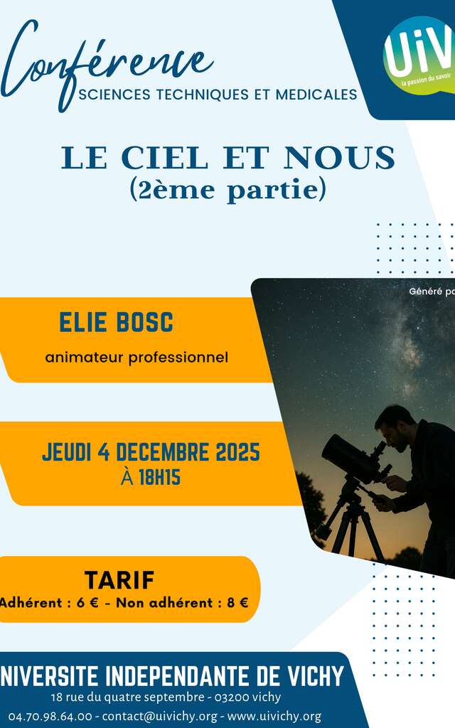 Conférence "Le ciel et nous (partie2)"