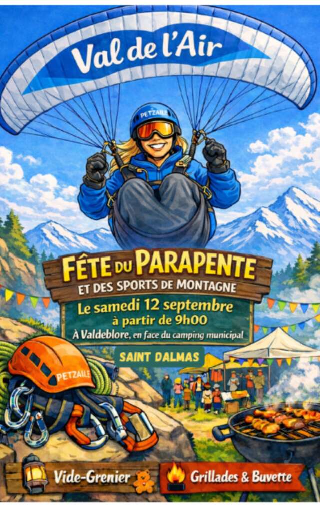 Valdeblore "Val de l'Air" paragliding festival.