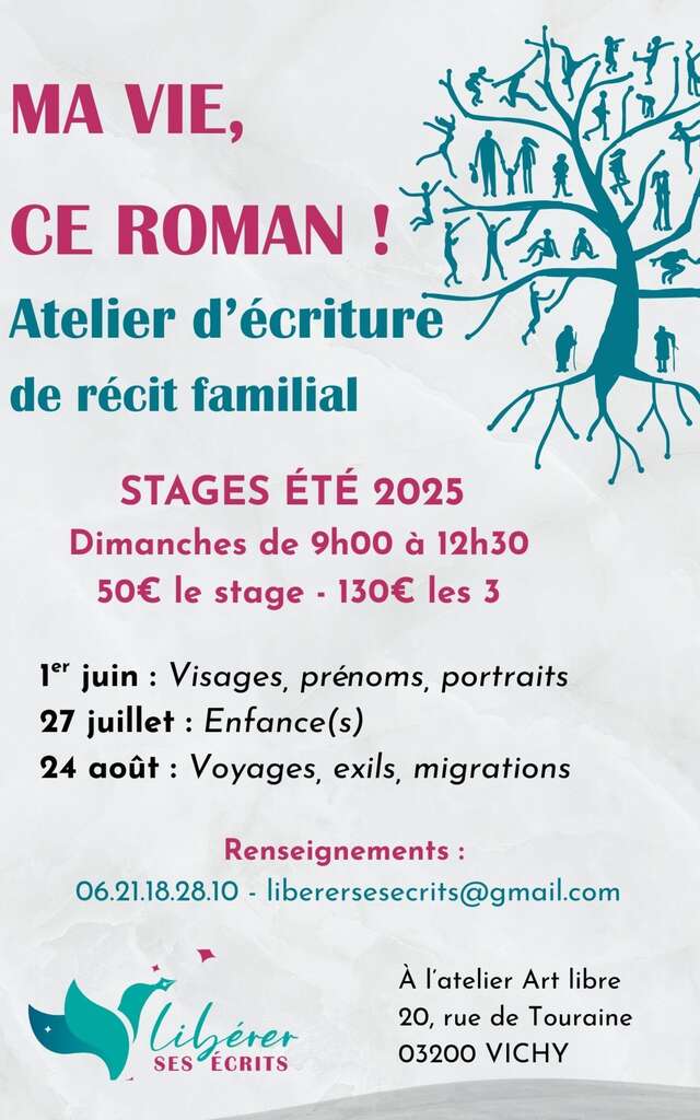 Stage écriture de récit familial
