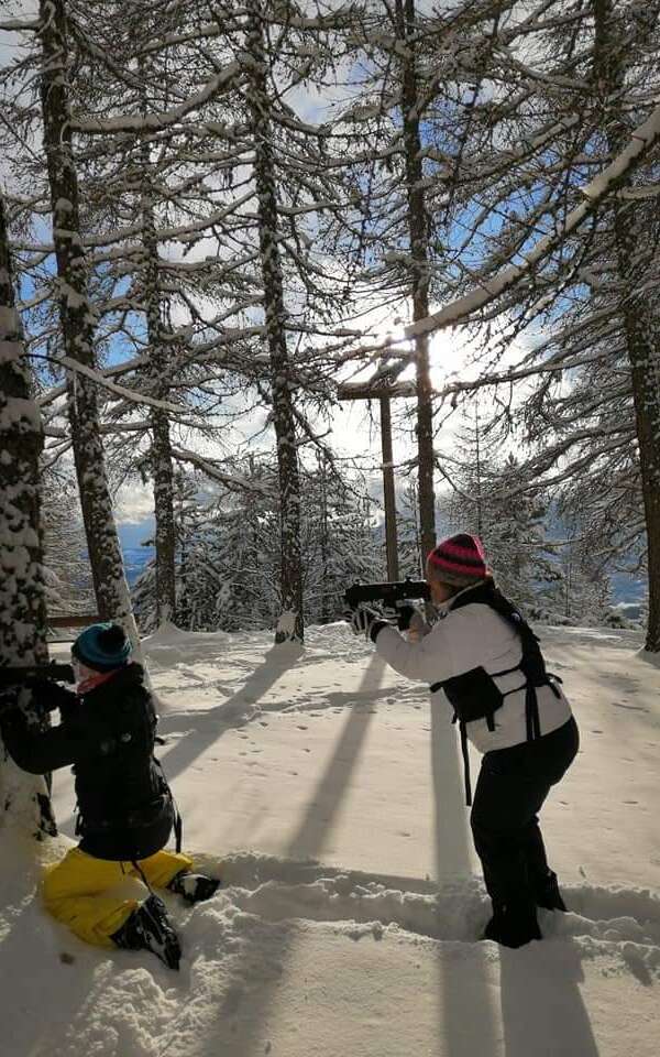 Laser Game with Gap Adventure