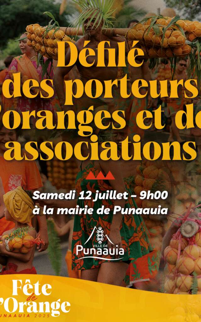Défilé des porteurs d'oranges et des associations - Fête de l'Orange