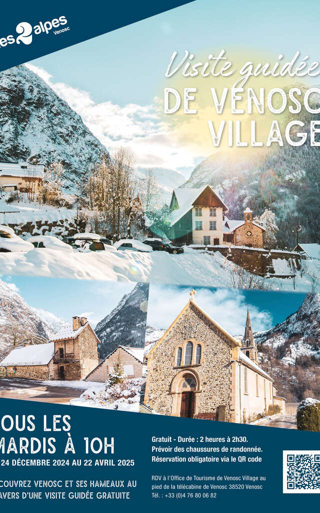 Randonnée visite guidée de Venosc village