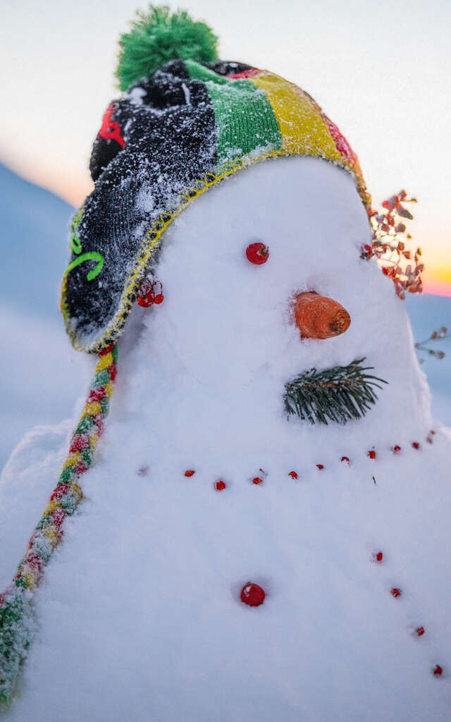 Concours de bonhomme de neige Front de neige des Drapeaux !