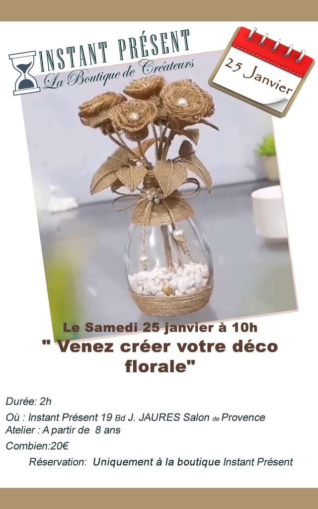 Atelier : Venez créer votre déco florale