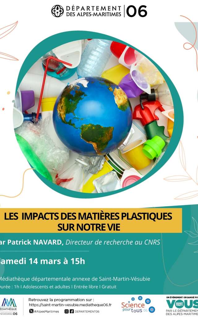 Conférence Science pour tous - « Les impacts des matières plastiques sur notre vie »