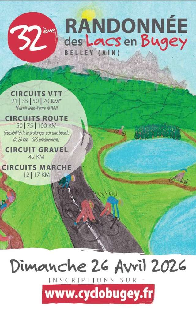 32e Randonnée des Lacs en Bugey
