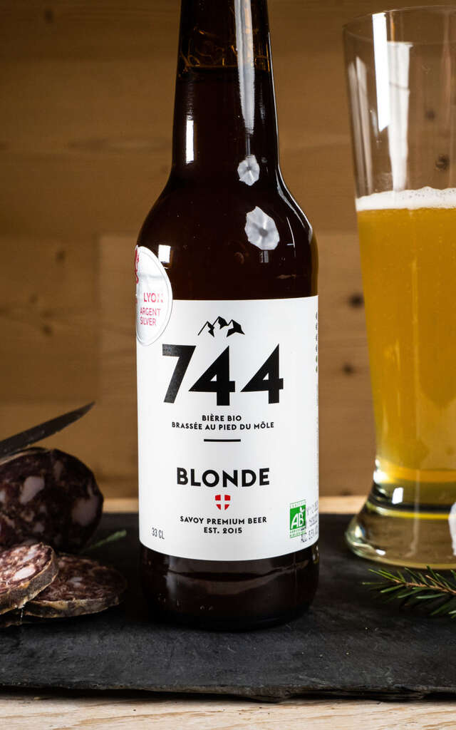 Dégustation bières bio de la société 744