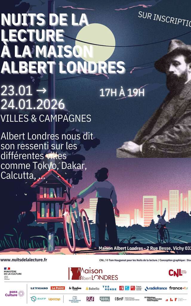 Nuits de la lecture - Maison Albert Londres