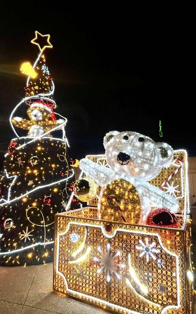 Lancement des illuminations de Noël à Golfe-Juan