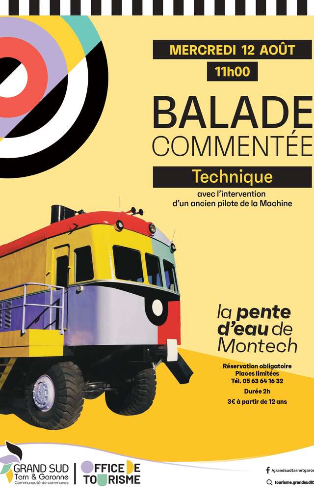 Balade commentée de la Pente d'eau de Montech - Spéciale technique