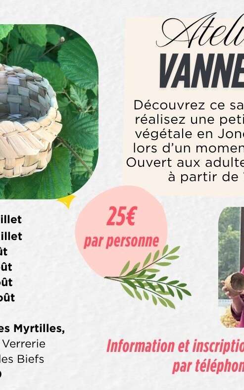 Atelier Découverte Vannerie