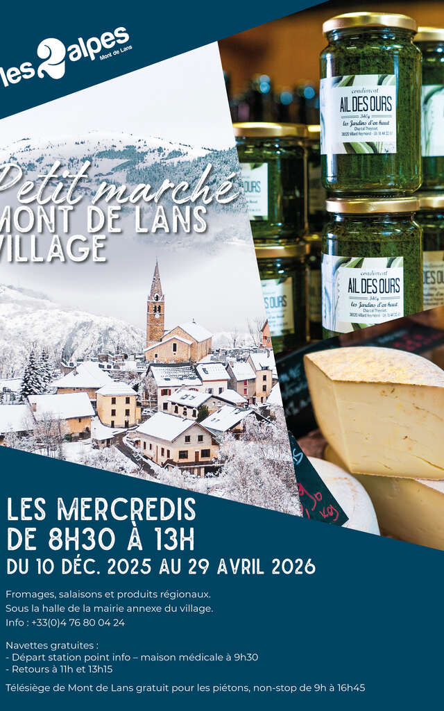 Le petit Marché de Mont-de-Lans