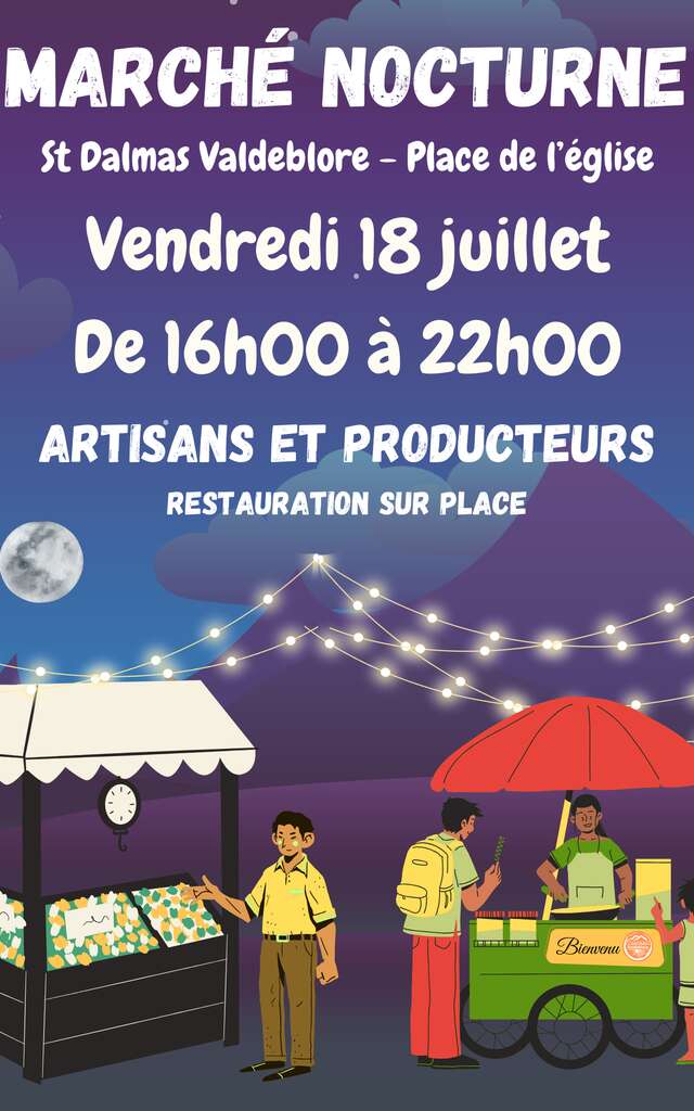 Marché à thème "Le Marché fait Nocturne"