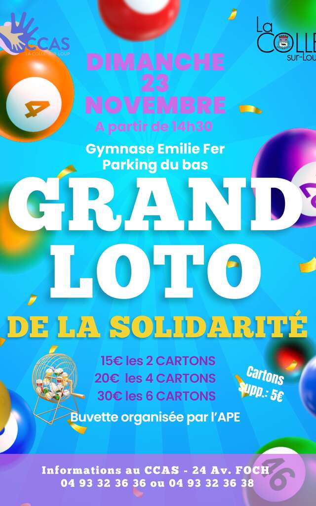 Grand loto de solidarité
