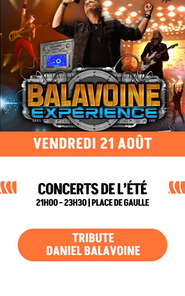 Concert de l'été - Tribute Daniel Balavoine (Balavoine Experience)
