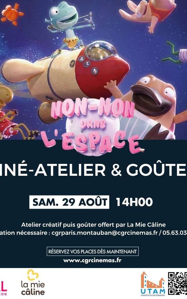 Ciné-atelier et goûter - NON-NON DANS L'ESPACE