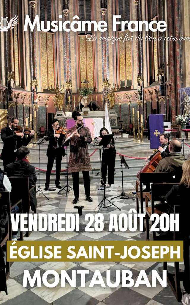 Concert à Montauban : Ravel, Debussy, Mozart, Vivaldi, Bach, Piazzolla, Cantemir, Doppler, Waxman