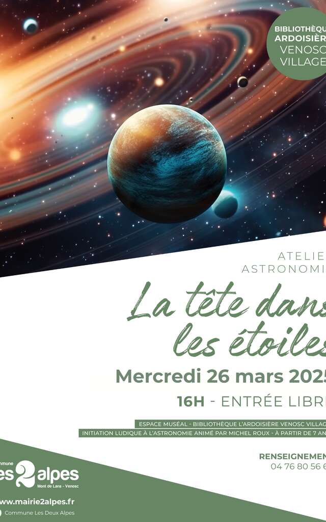 La tête dans les étoiles - Atelier astronomie