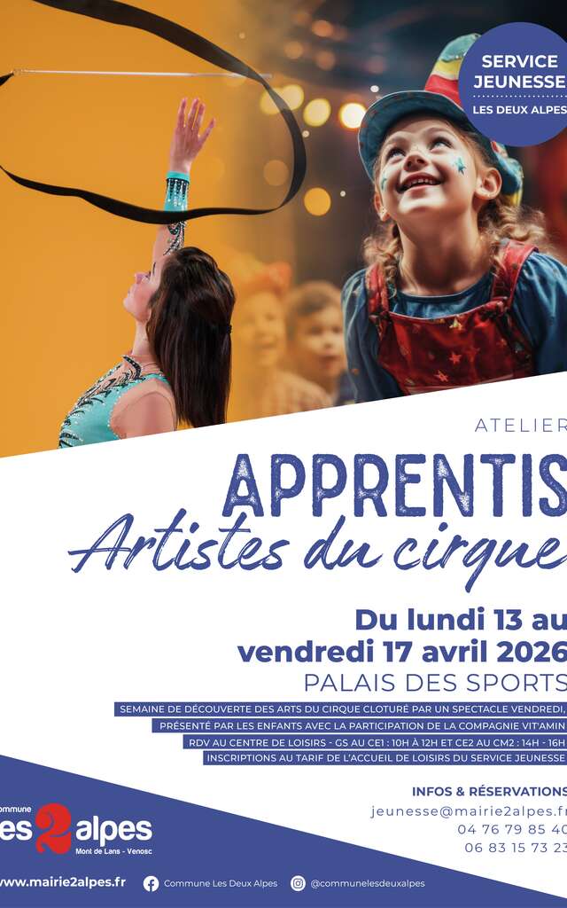 Ateliers - Apprentis artistes du cirque - Grande section au CE1