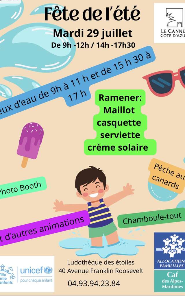 Fête de l'été à la Ludothèque des Etoiles