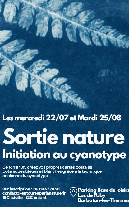 Atelier Nature Initiation au Cyanotype au lac de l'Uby de Cazaubon
