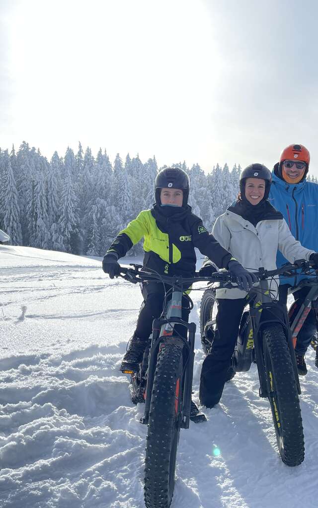 Randonnée sensation en Fatbike depuis le Revard