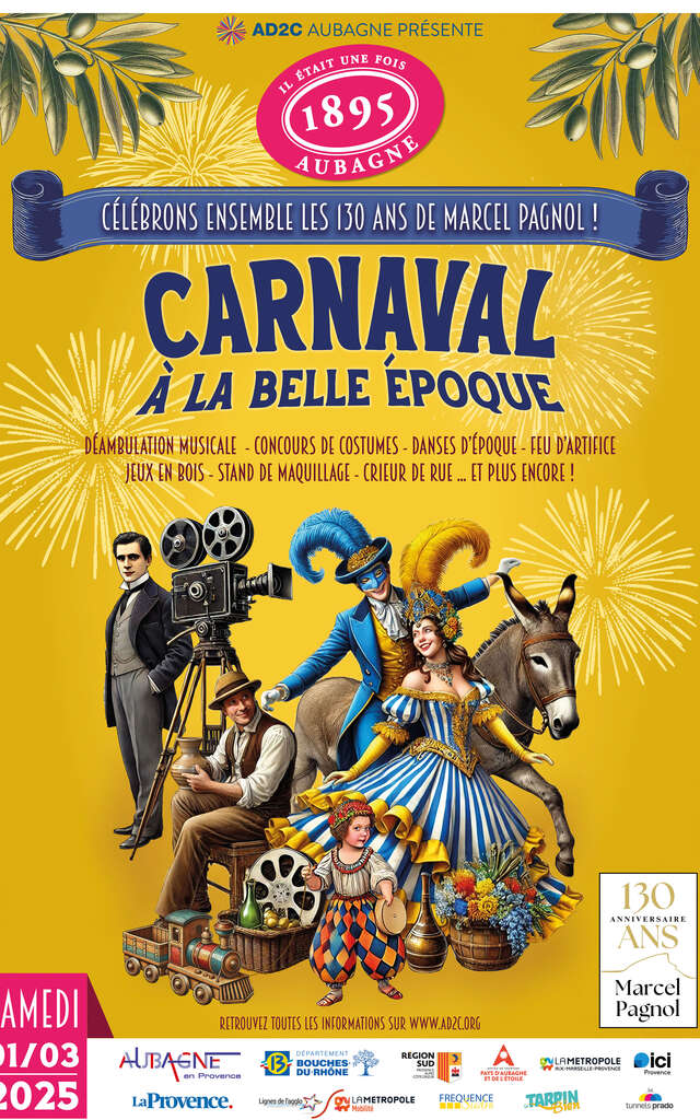 Aubagne 1895 - Le carnaval à la Belle Epoque