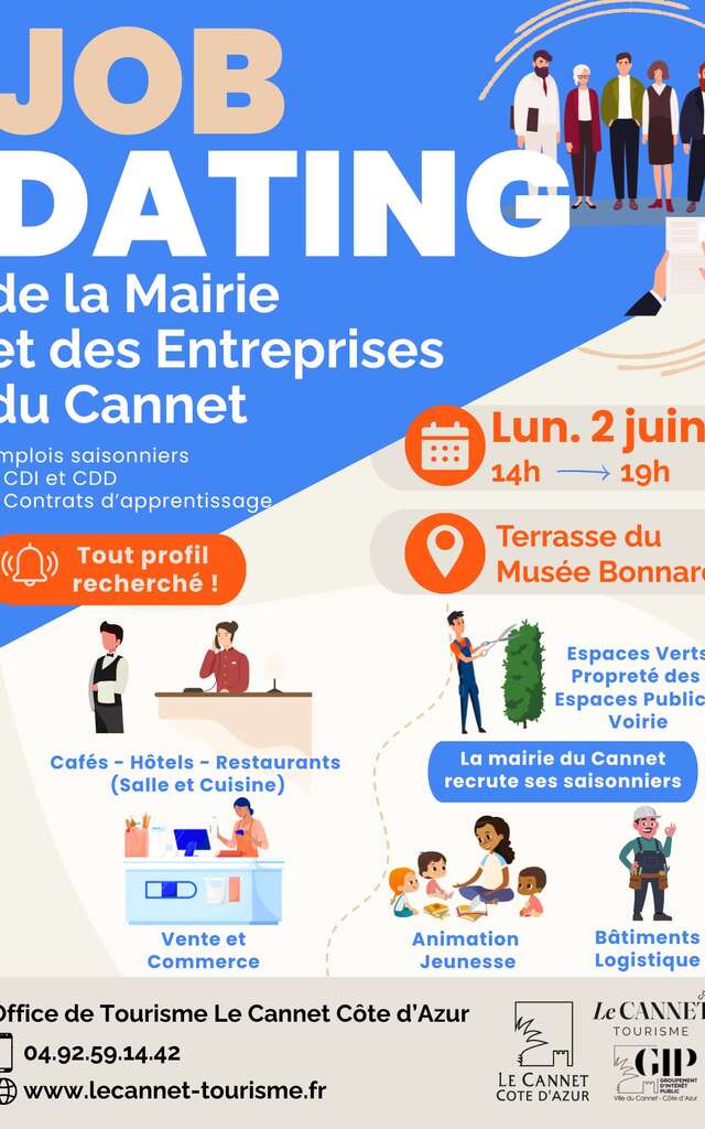Job Dating de la Mairie et des Entreprises du Cannet