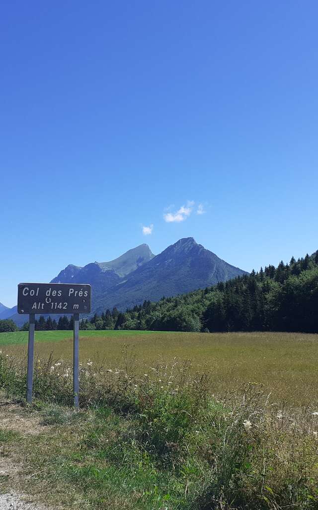 Montée cyclo du Col des prés